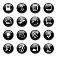Education Icons Set N11