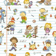 School children pattern N2