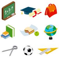 Back to school icons N16
