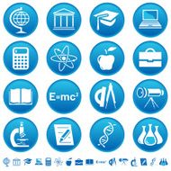 Science &amp; education icons