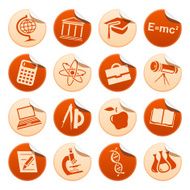 Science &amp; education stickers