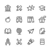 Education Icon - Line Series