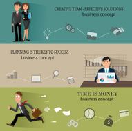 Business backgrounds templates with people