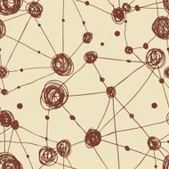 Grunge abstract linear net pattern