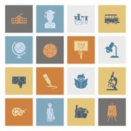 school and education icons N8