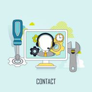 contact service concept