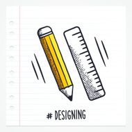 Doodle Pencil &amp; Ruler N2