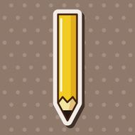 pencil theme elements