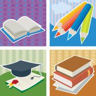 Illustrations theme - education