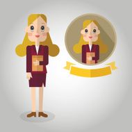 Teacher Mascot great for any use Vector EPS10