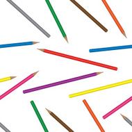 Seamless background with colored pencils