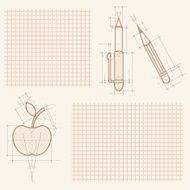 drawings on notebook sheet N2