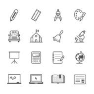 Education icons N78