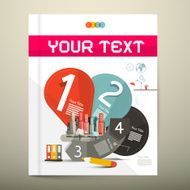 Flyer Vector Infographics Layout