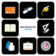 Colorful Mini Icon Set Education &amp; Study N2