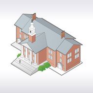 University Building Illustration