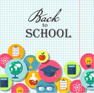 Back to school flat illustration N2