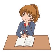 girl think N14