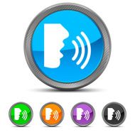 Speaking icon on circle buttons - CircledSeries