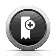 Bookmark icon on a round button - ElectSeries