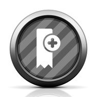 Bookmark icon on a round button - EliteSeries