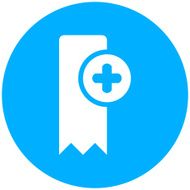 Bookmark icon on a round button - RoundSeries