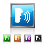 Speaking icon on square buttons - SquaredSeries