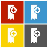 Bookmark icon on square buttons - SquareSeries
