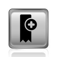 Bookmark icon on a square button - SteelSeries