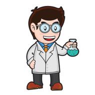 scientist cartoon vector