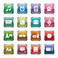 Education icons N85