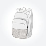 Grey Backpack iCon