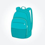 Blue Backpack iCon