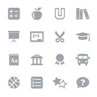 Education icons N89
