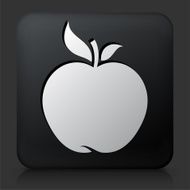 Black Square Button with Apple N2