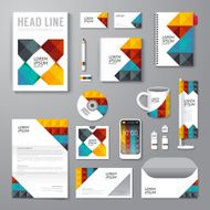 Vector brochure flyer magazine cover booklet poster design template N2