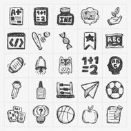 doodle back to school icons N2