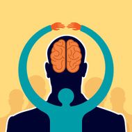 care brain idea - illustration