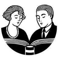 Couple Reading Book