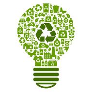 Eco Light Bulb Symbol