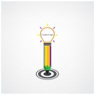Creative light bulb Idea concept background N9