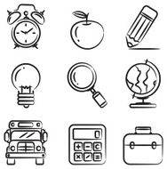 Education Icon Set N34