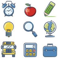 Education Icon Set N35