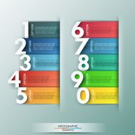 Modern infographics options banner N74