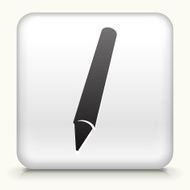 Square Button with Crayon
