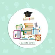 Education background back to school concept