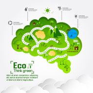 Ecology concept save world vector illustration N4