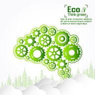 Ecology concept save world vector illustration N24