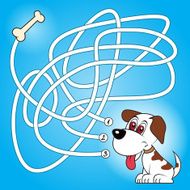 Dog and bone maze game N2