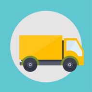 Warehouse icons logistic blank and transportation storage vecto N10